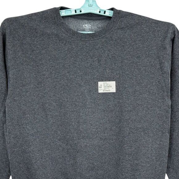Athletic Works Men's Fleece Dark Gray Sweatshirt S (34-36) Moisture Wicking NWT - Picture 3 of 10